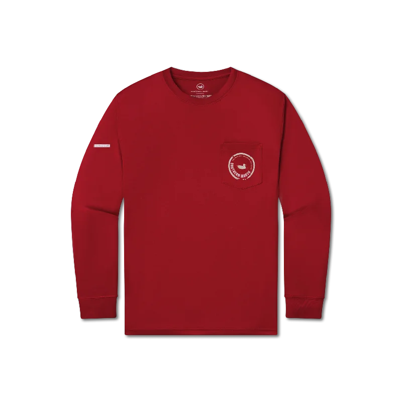 Sporty Looks FieldTec™ Pocket Tee - Long Sleeve