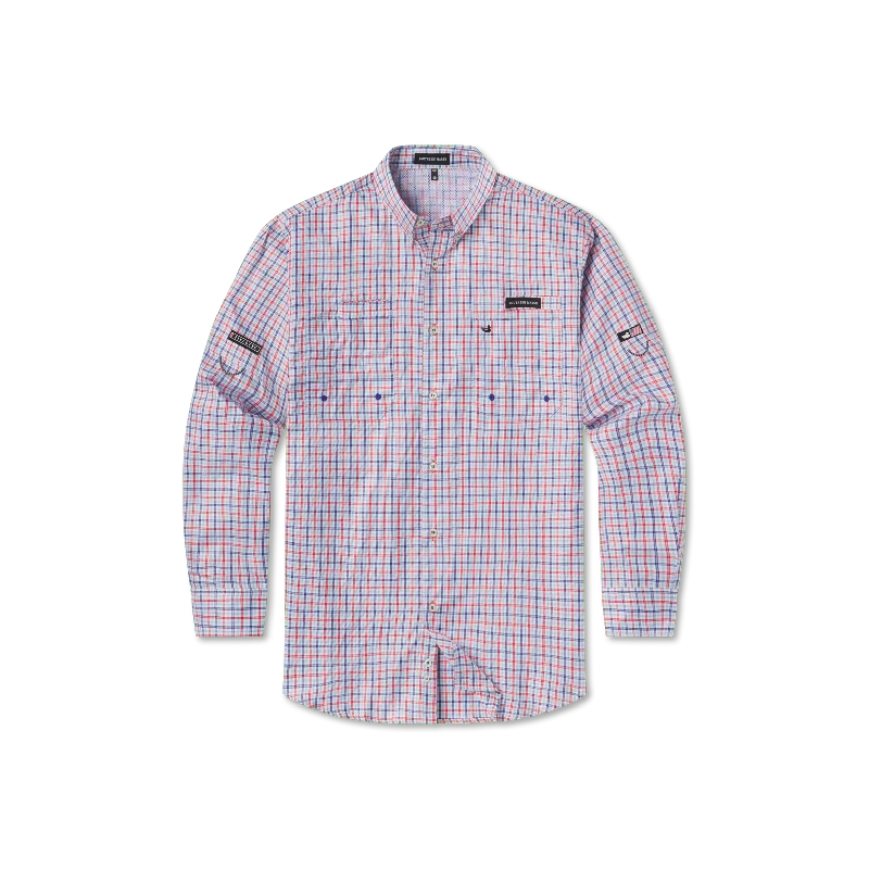 Sports Gear Harbor Cay Fishing Shirt - Abaco Grid