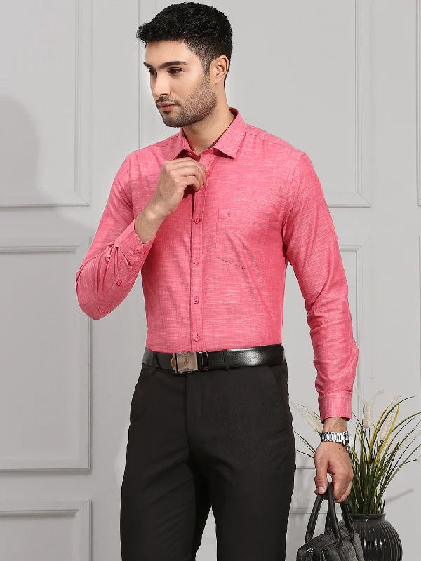 Layered Clothing Men 100% Cotton Shirt Pink CL2 GT1