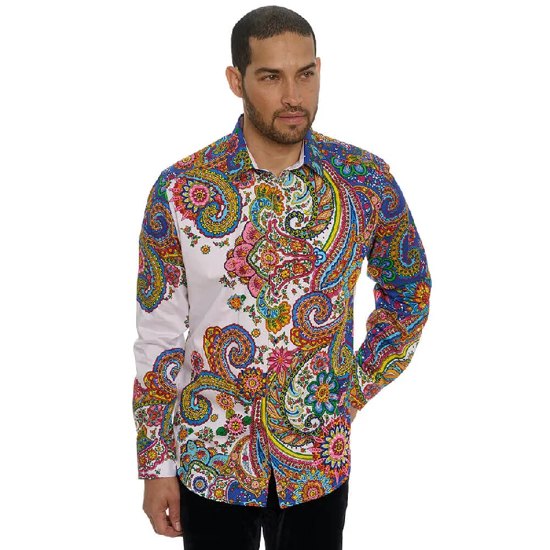 Street Style Tops Robert Graham Dprops Classic Fit Sport Shirt - Multi