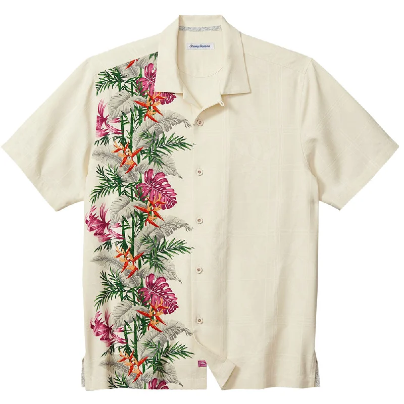 Cool Hoodies Tommy Bahama Bloom Terrace Camp Shirt - Vanilla Ice