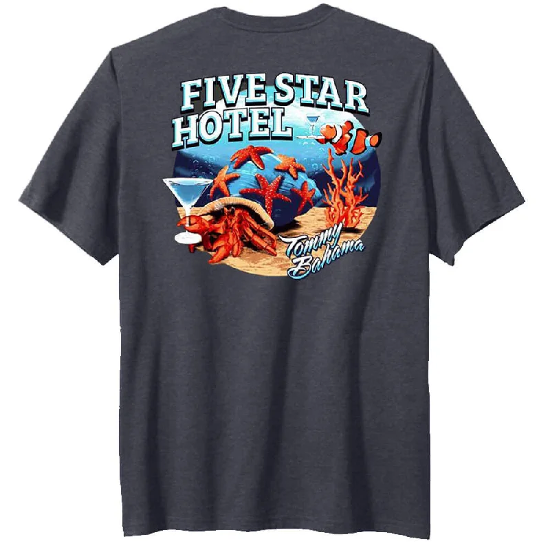 Trendy Apparel Tommy Bahama Five Star Hotel T-Shirt - Coal Heather