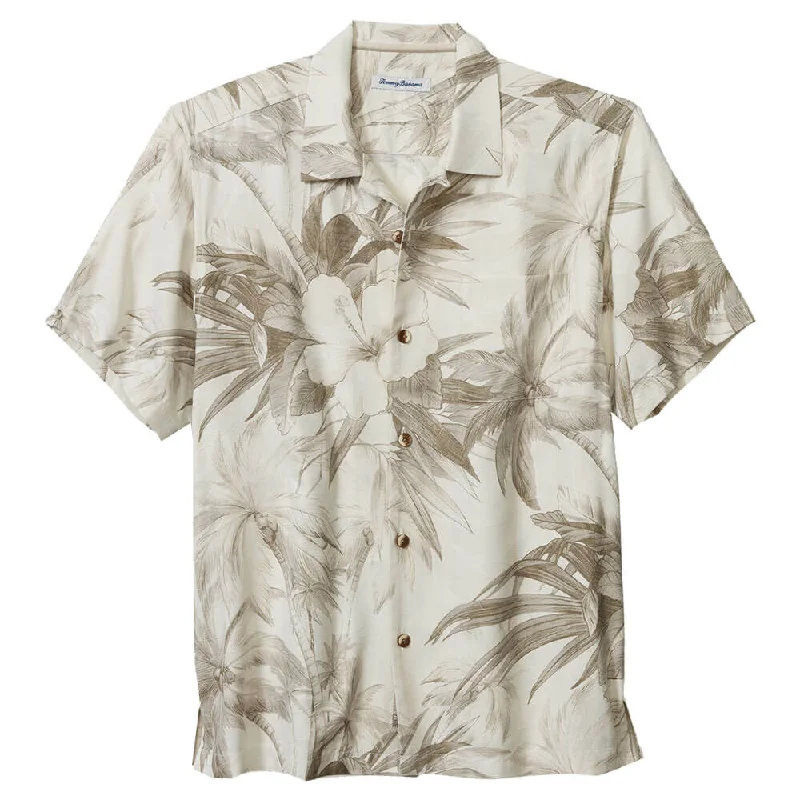 Weekend Tops Tommy Bahama Flora Oasis Camp Shirt - Pure Khaki