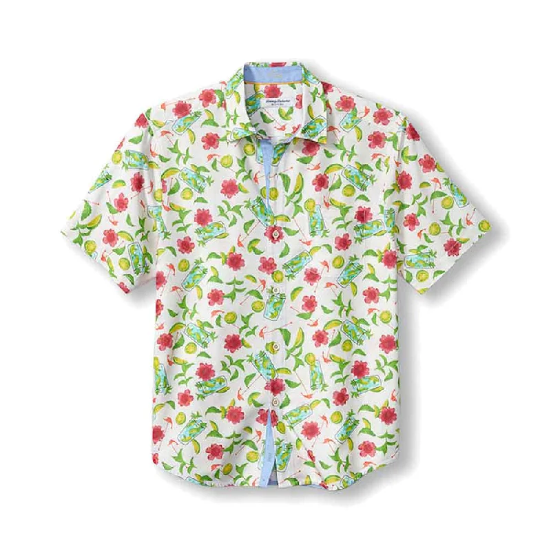 Smart Pants Tommy Bahama IslandZone Mojito Bay Make It A Double Camp Shirt - Coconut