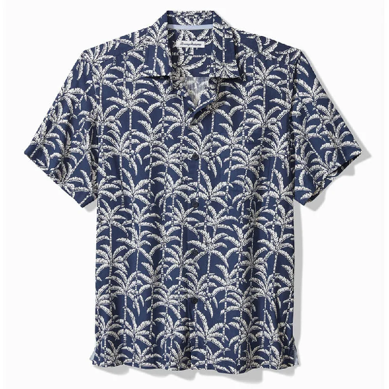 Modern Clothing Tommy Bahama Palm Party Camp Shirt - Bering Blue