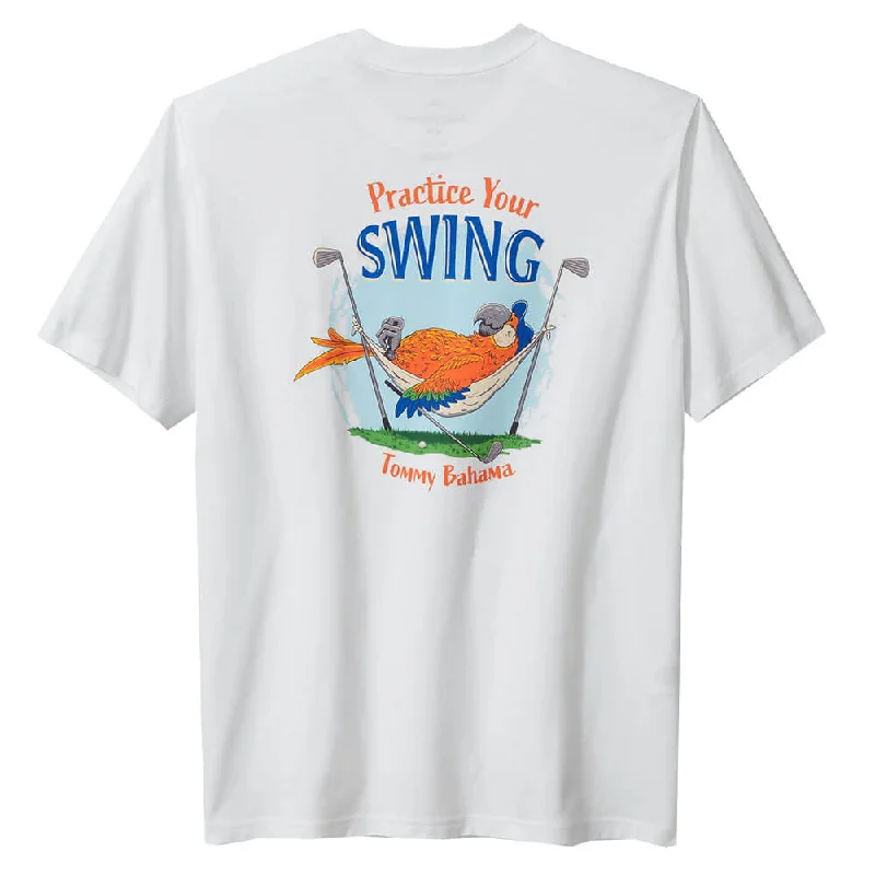 Stylish Jeans Tommy Bahama Practice Your Swing Tee T-Shirt - White