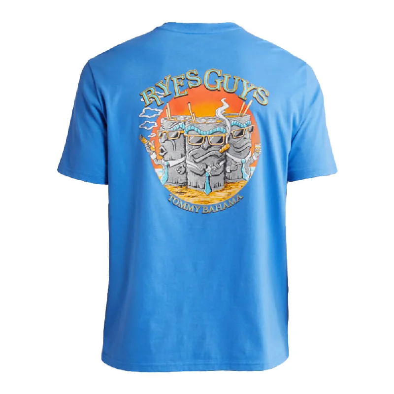 Athletic Tops Tommy Bahama Ryes Guys Tee T-Shirt - Palace Blue