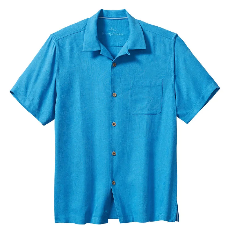 Formal Shirts Tommy Bahama Tropic Isles Camp Shirt - Blue Canal