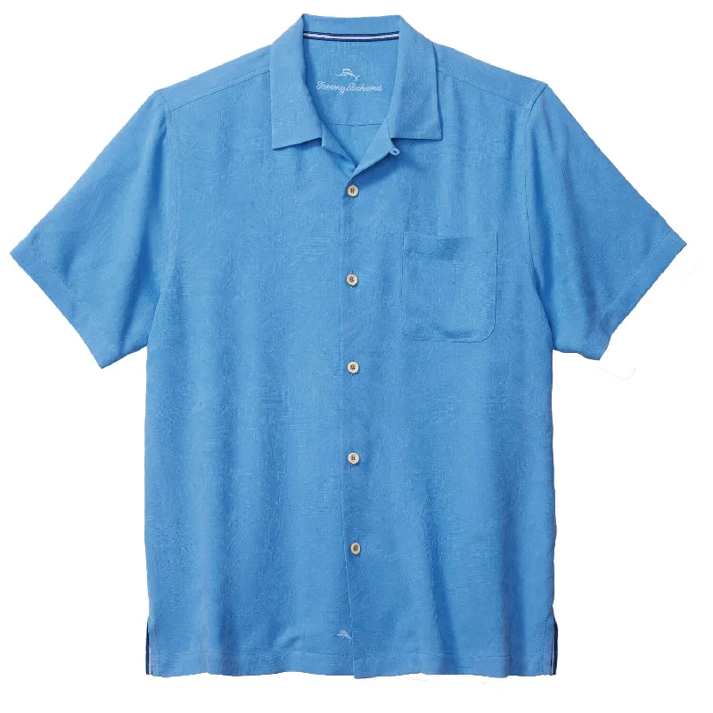 Streetwear Clothing Tommy Bahama Tropic Isles Camp Shirt - Campanula