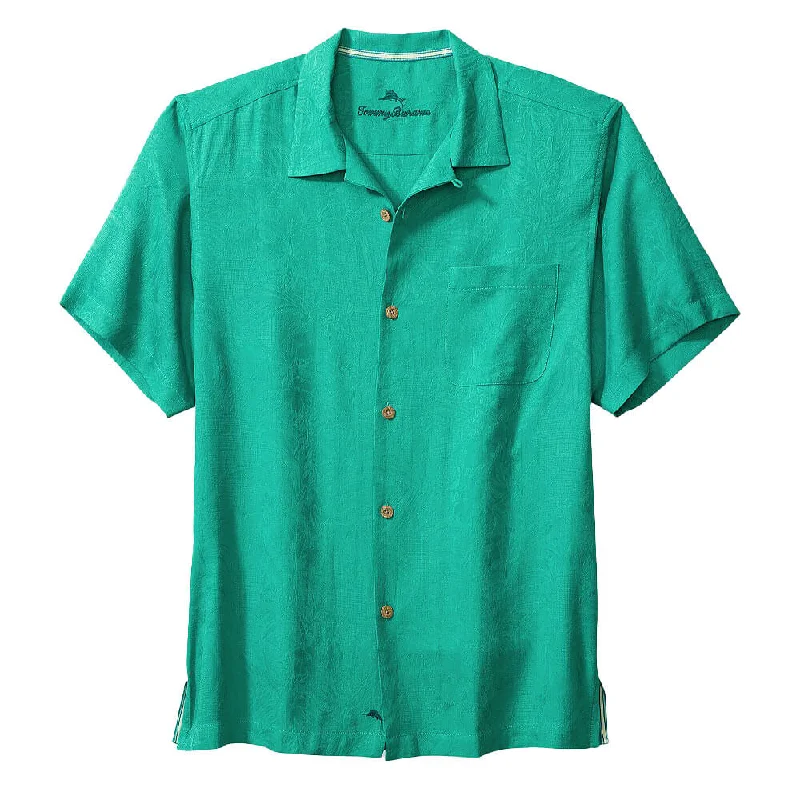 Lightweight Fabrics Tommy Bahama Tropic Isles Camp Shirt - Gulf Shore